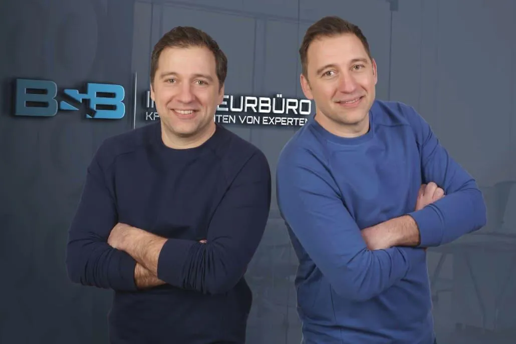 Die Gründer von B&B Ingenieurbüro – Miso und Mario Boskovski